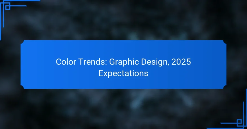Color Trends: Graphic Design, 2025 Expectations