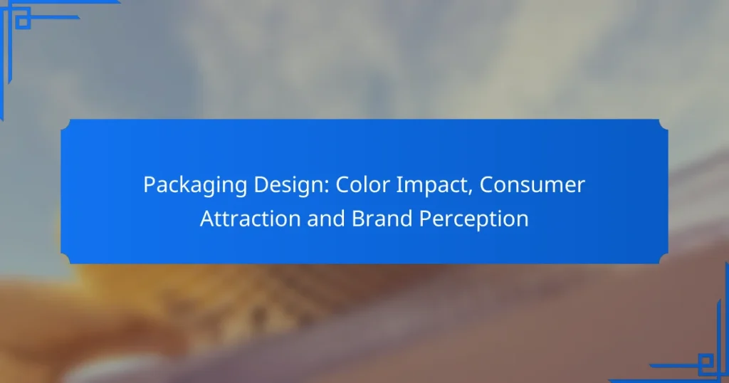 Packaging Design: Color Impact, Consumer Attraction and Brand Perception