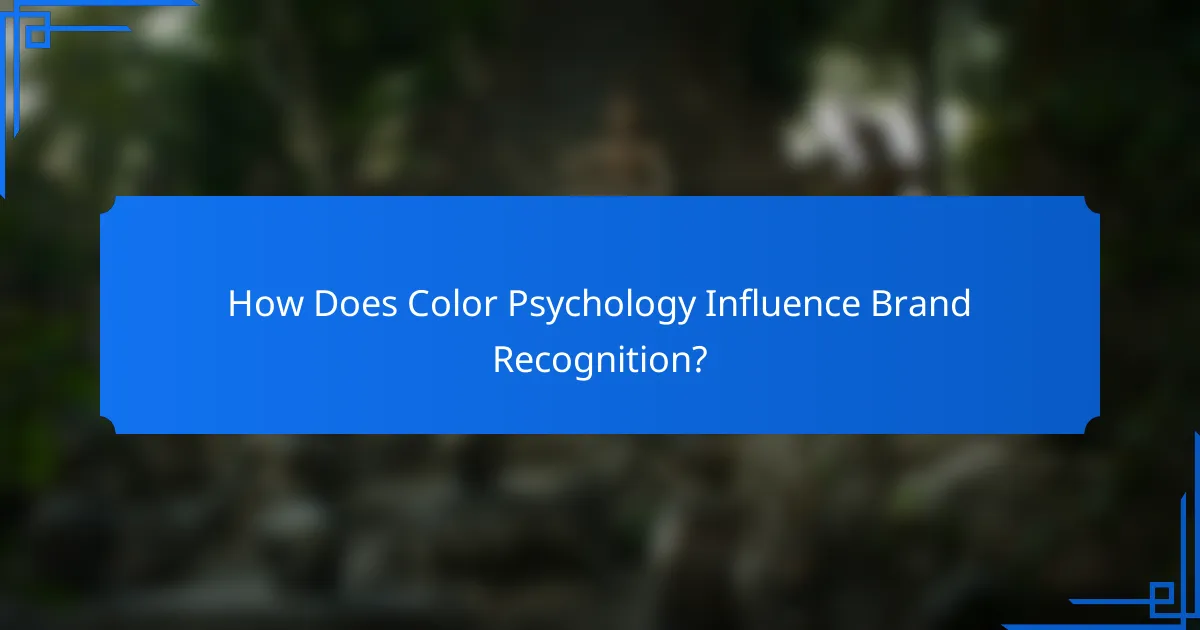 How Does Color Psychology Influence Brand Recognition?