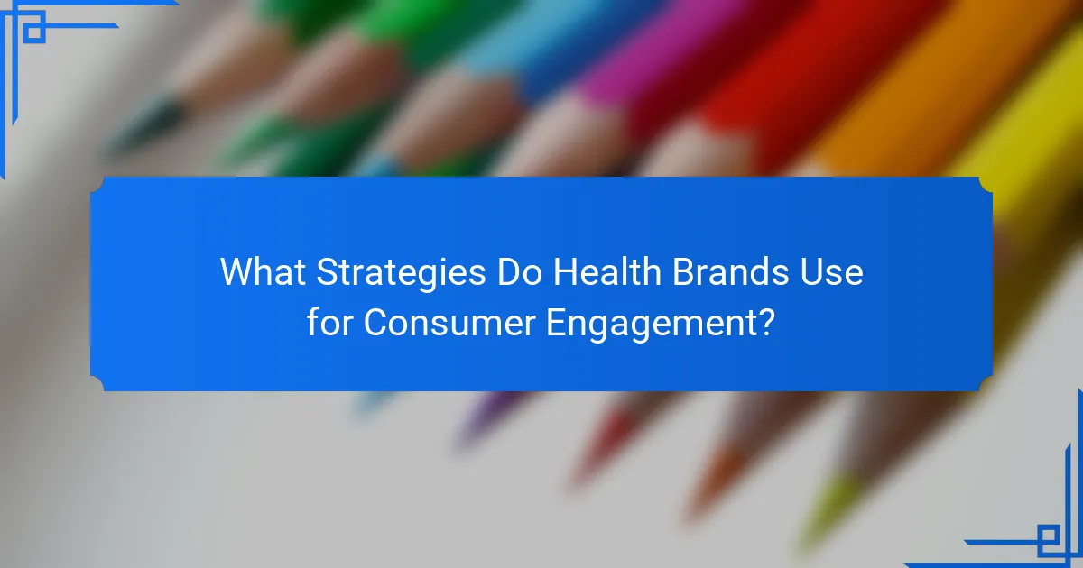 What Strategies Do Health Brands Use for Consumer Engagement?